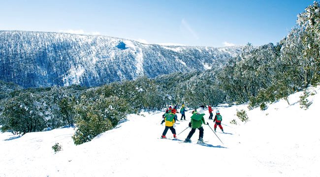Winter Activities in Falls Creek, Australia